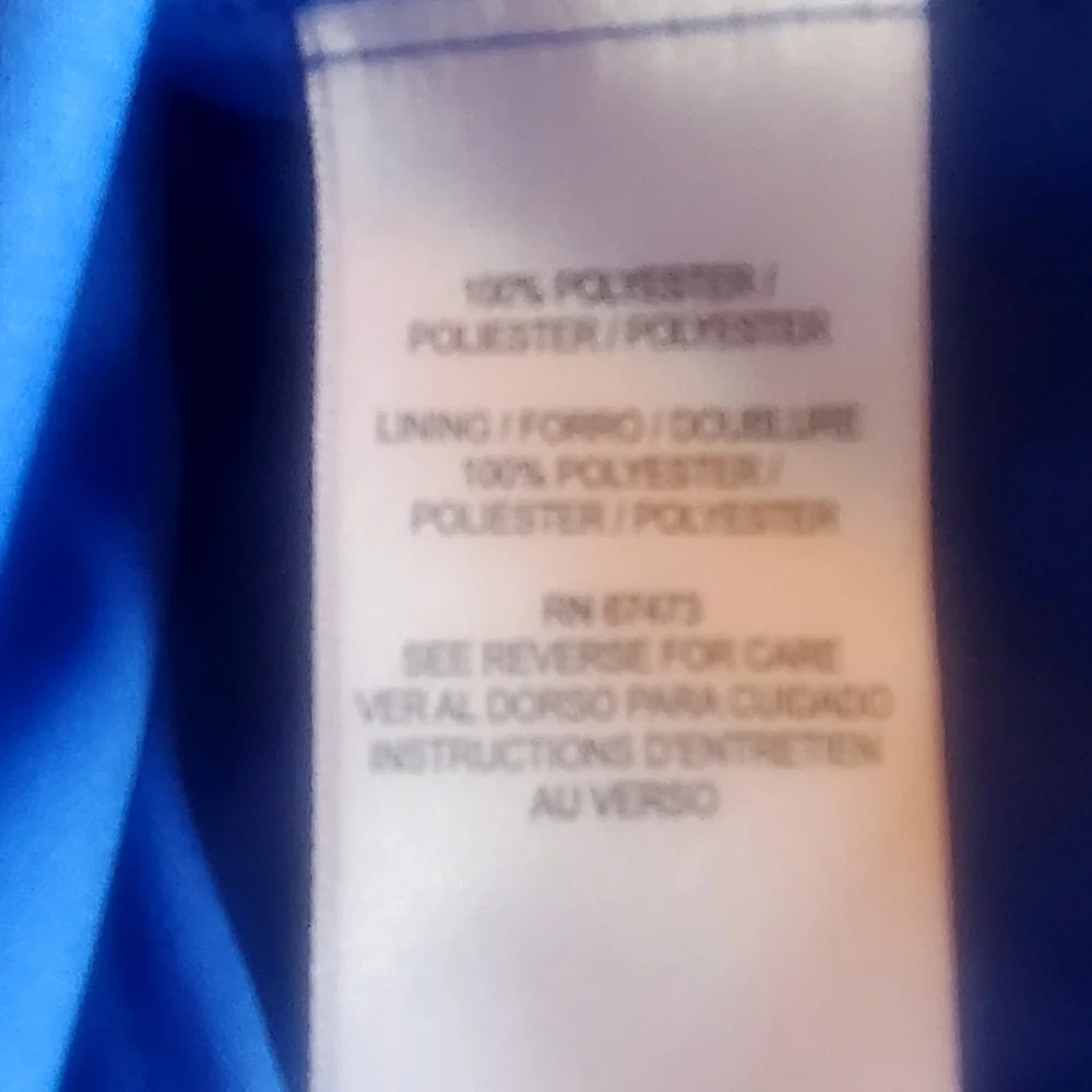 Taylor Periwinkle Watercolor Maxi V-Neck Button Front L/S Dress Size 8 NWT - Picture 9 of 11